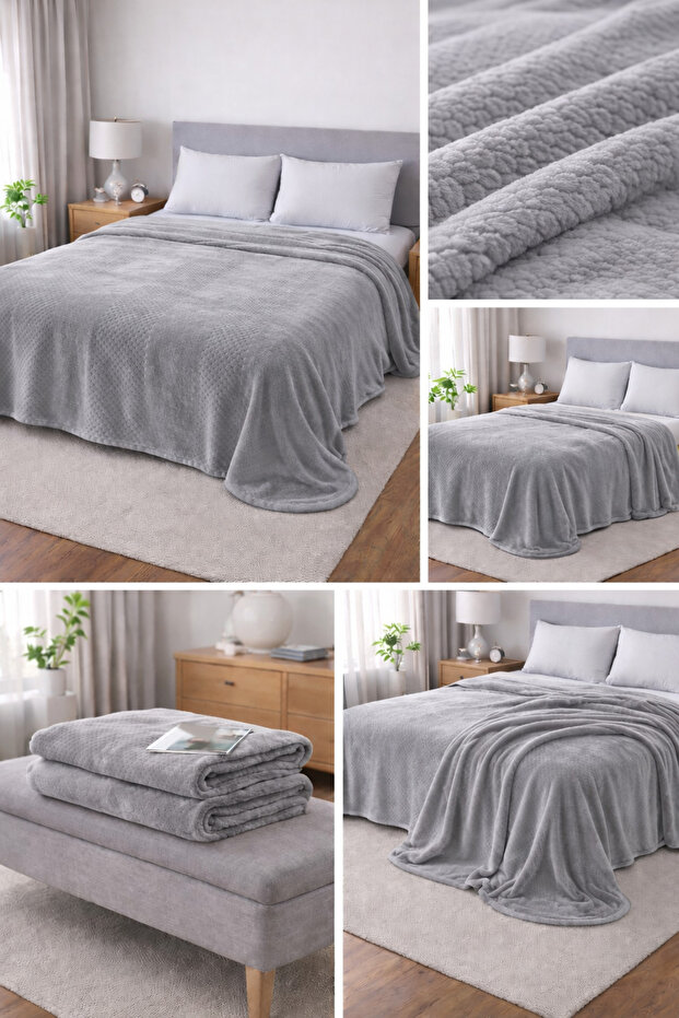 supersoft çift kişilik battaniye - 1