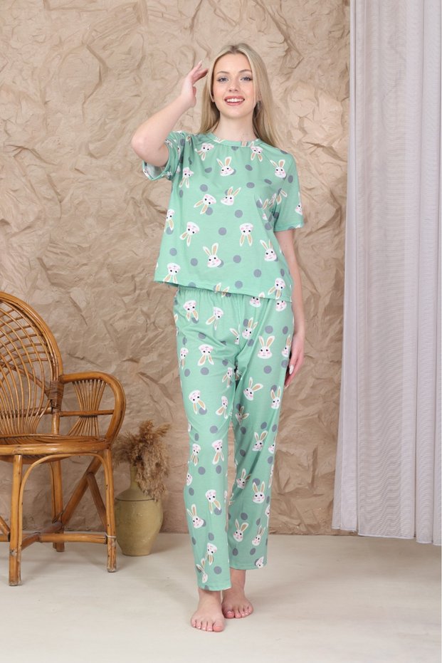 Lunawear Short Sleeve Pajama Set Lnw202514