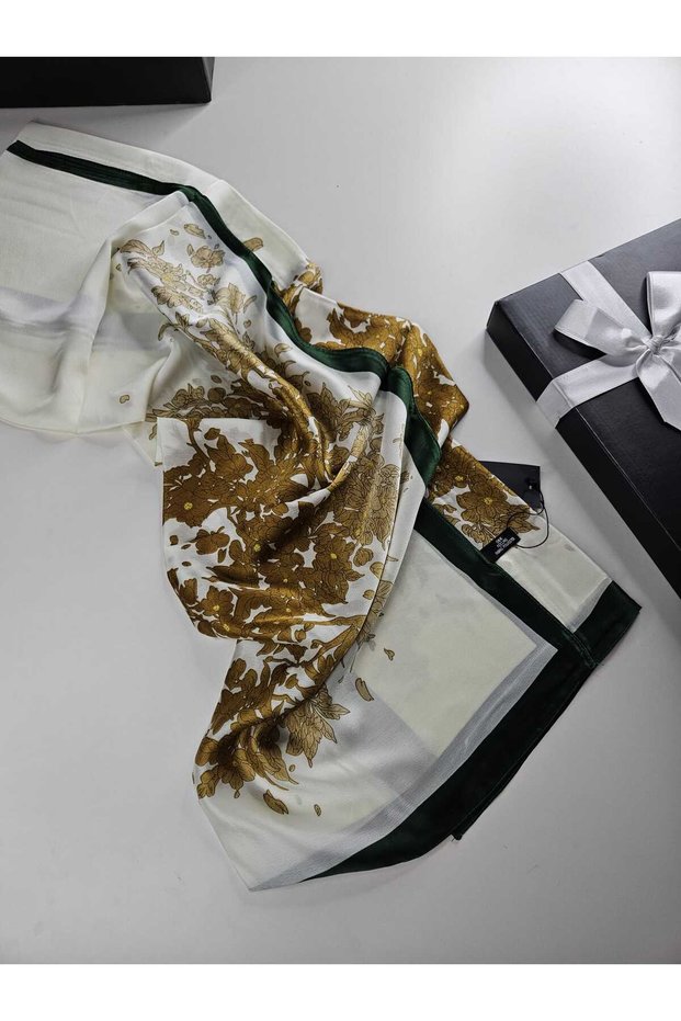 Luxury Voile Silk Shawl Hijab Foulard Scarf Shawl F Pattern 90 X 180 cm
