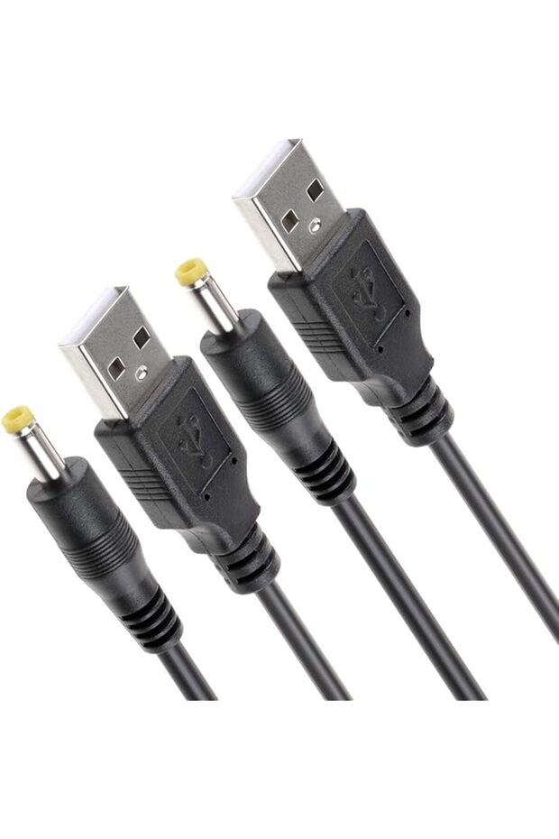 USB 2.0 A Male to DC 4.0x1.7mm 5 Volt 24AWG DC Barrel Jack Power Cable 3FT (Max 2.5 Ampere Power Cab