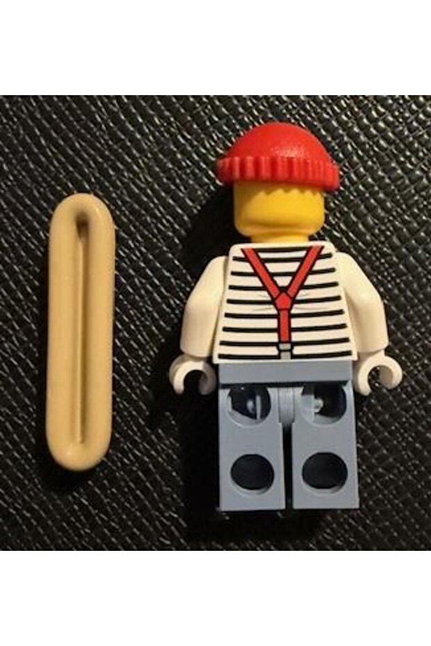 Orjinal Minifigür Pantomime guy with bread - 2