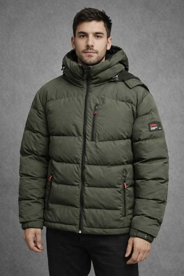 Men's Hooded Inflatable Coat