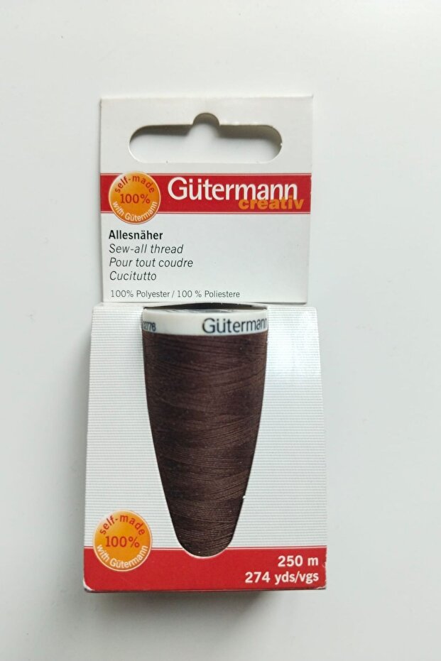 خيط خياطة 100% بوليستر بطول 250 متر - 1