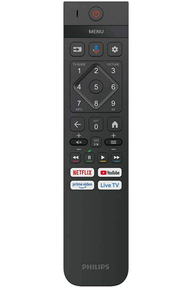 Philips 65 Inch 4K Ultra HD Google TV Black 65MLED800/56 (2025) Model ...
