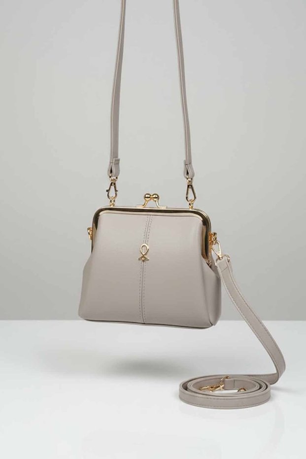 Women's Shoulder Bag with Strap Minimalist Design | Stylish Women's Shoulder Bag with Special Lock Detail