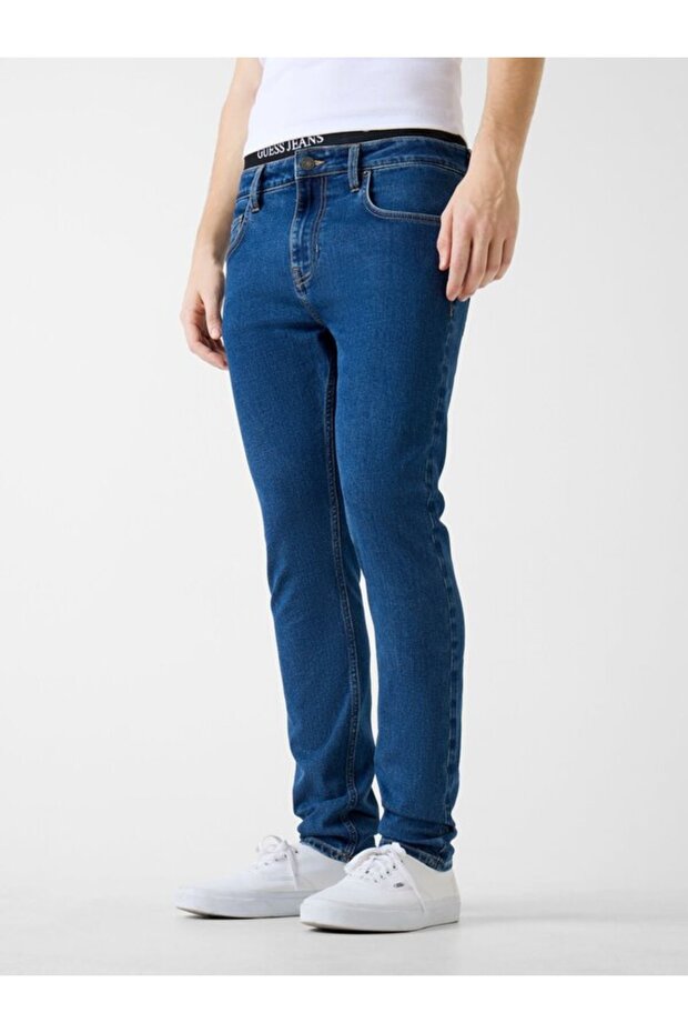 Indigo Men's Skinny Fit Jeans