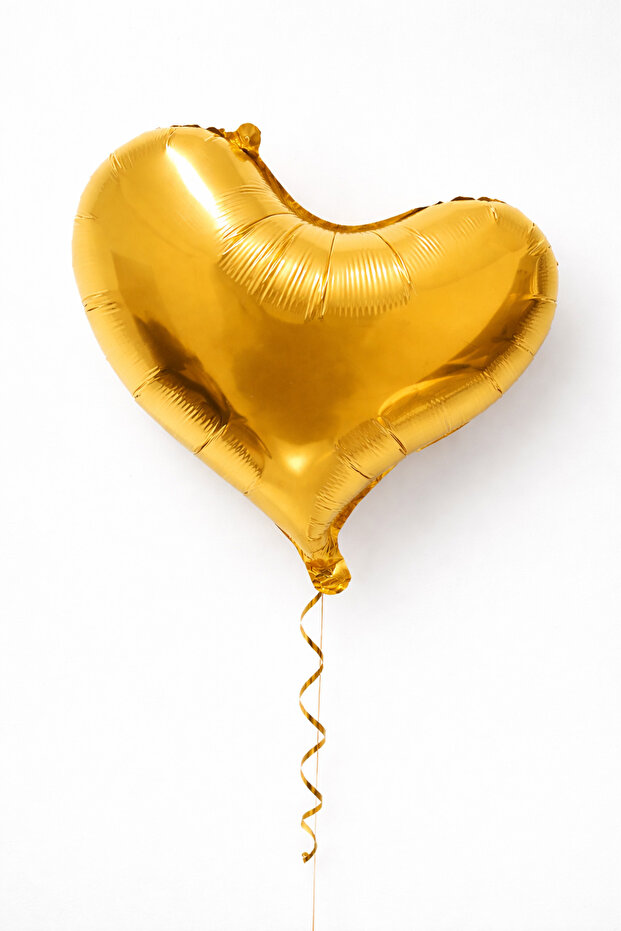 18 Inch Heart Shaped Foil Balloon Eng-B1030