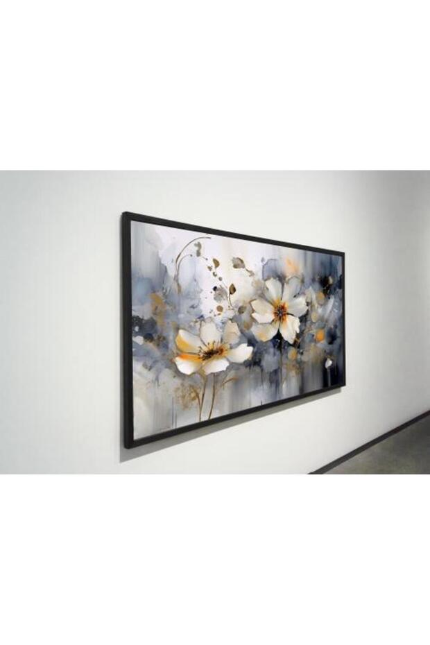 Printed artwork featuring roses on canvas, model (2579)