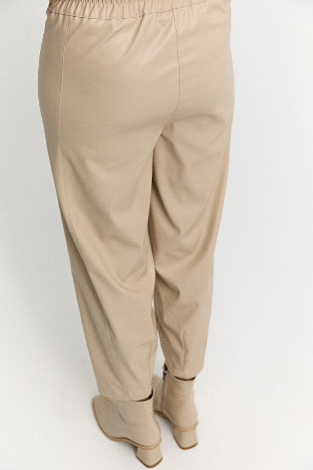 Suni Deri Pantolon - 4