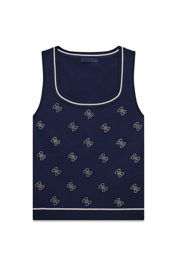 Rhinestones Kadın Triko - 6