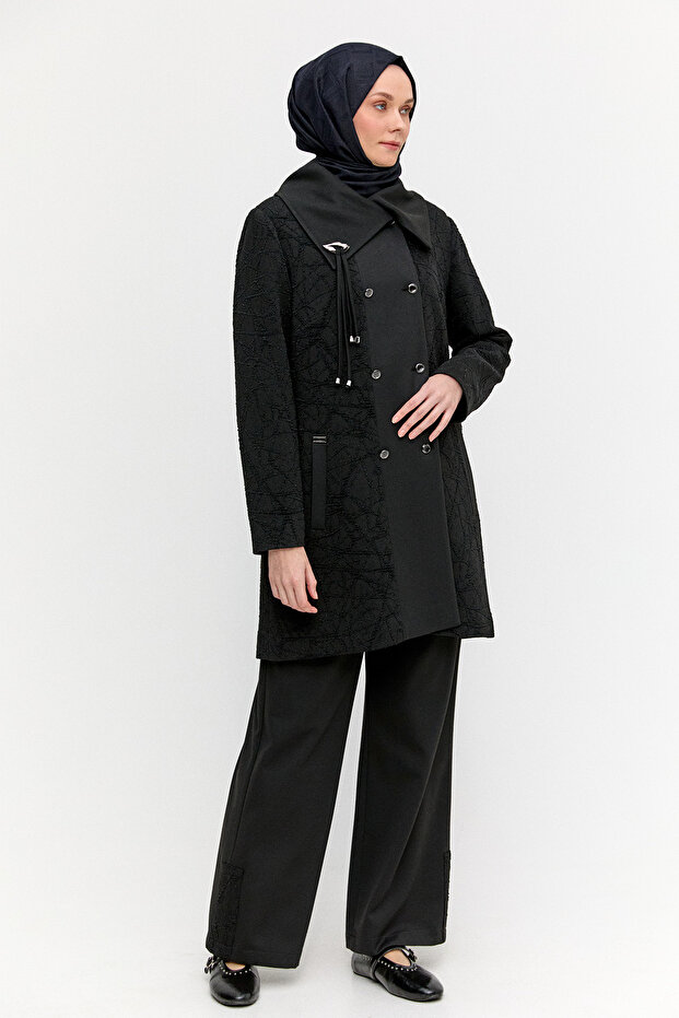 Mendil Yaka Örme İkili Takım - 2