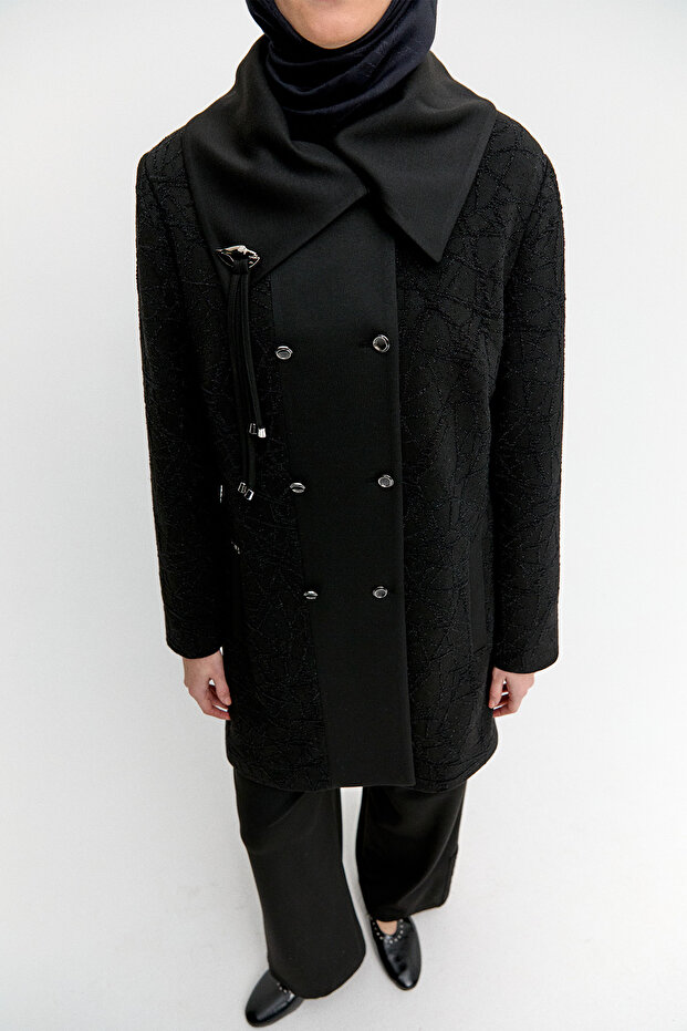 Mendil Yaka Örme İkili Takım - 5