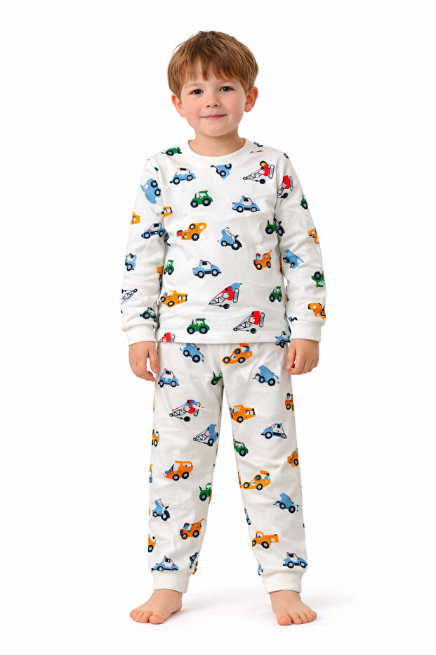 مجموعة بيجامة بنمط السيارة - 1