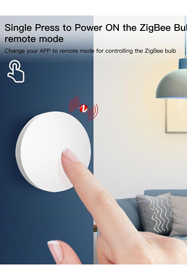مفتاح تحكم ذكي لاسلكي من نوع Tuya ZigBee مع زر واحد، يدعم تشغيل وإيقاف المشاهد المتعددة. - 7