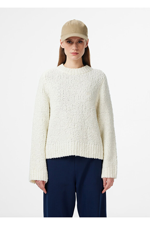Wool High Neck Sweater - 1