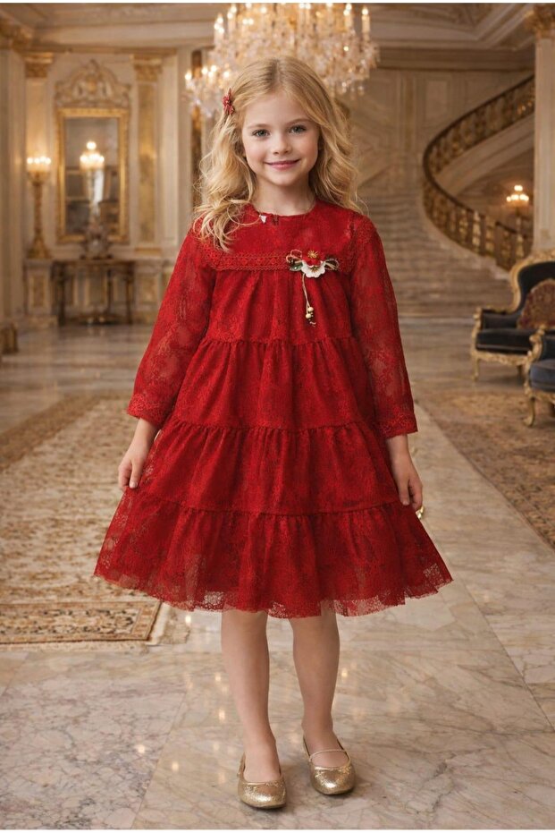 GIRLS FESTIVE DRESS 5/8 YEARS