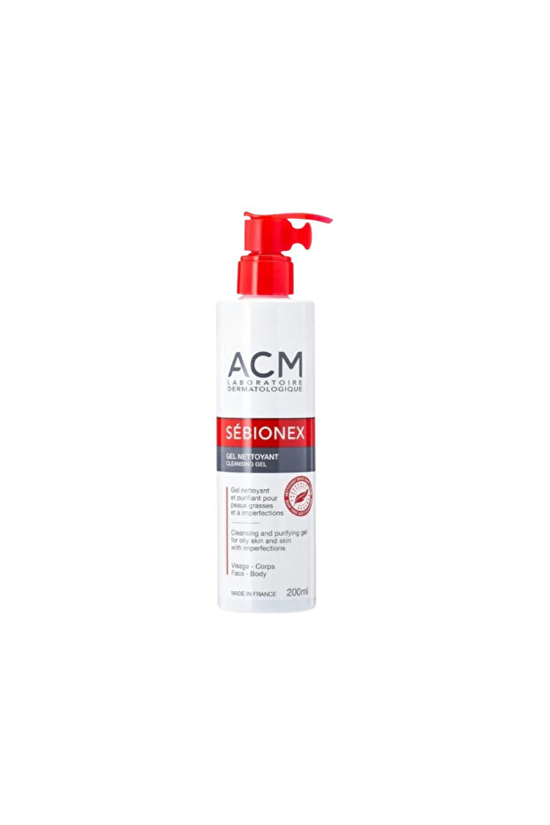Sebionex Body & Facial Cleansing Gel for Oily Skin, 200ml
