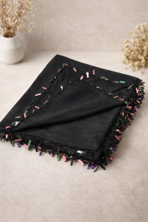 El Yapımı Siyah Pullu Yazma - 1