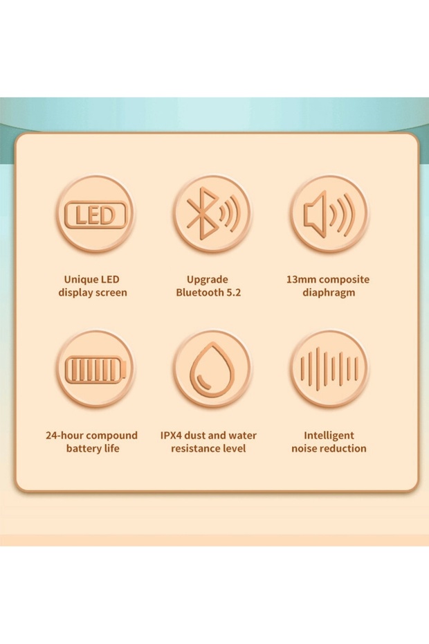سماعات أذن لاسلكية بتقنية بلوتوث H53 - 3