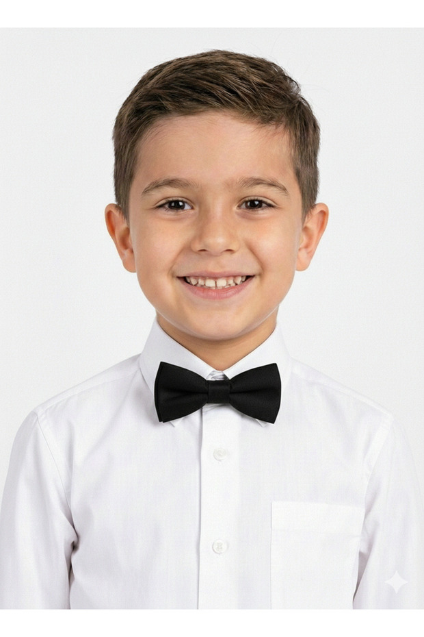 Style Icon for Little Gentlemen: Adjustable Satin-Matte Children's Bow Ties (Color Variations Available)