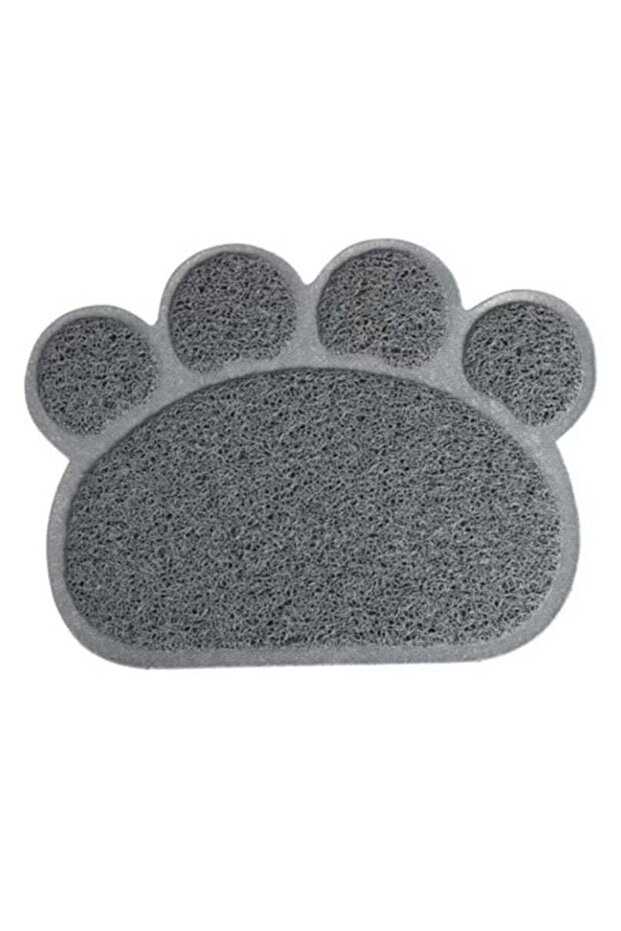 سجادة رمادية اللون مخصصة لفضلات الحيوانات الأليفة - 1