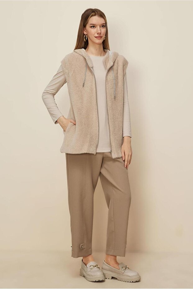 KAPÜŞONLU YELEK 46151 - 2