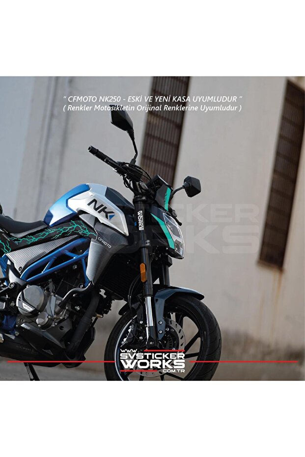 ملصق CFMOTO 250NK للزجاج الأمامي للزجاج الأمامي NK ملصق مكتوب