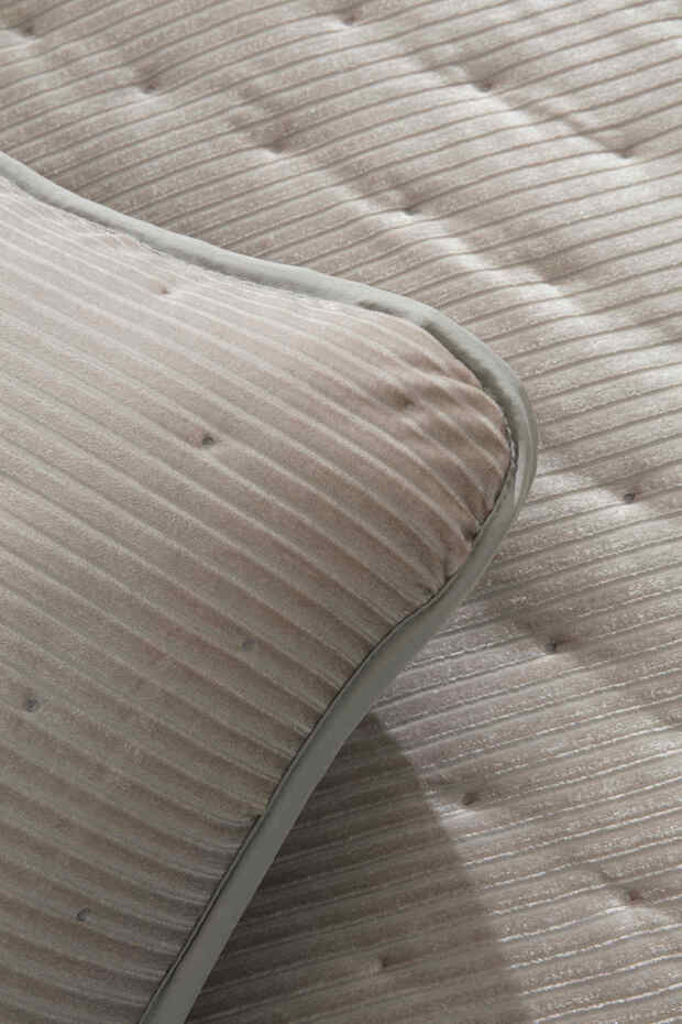 Lorian Double Bedspread Set Gray - 6