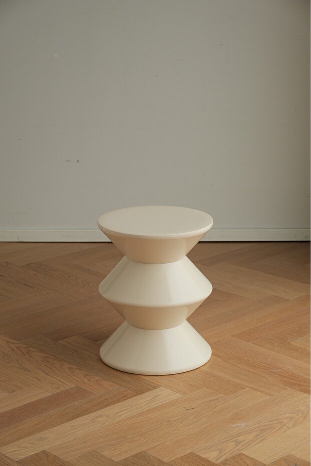 Ece Yan Sehpa Ekru - 2