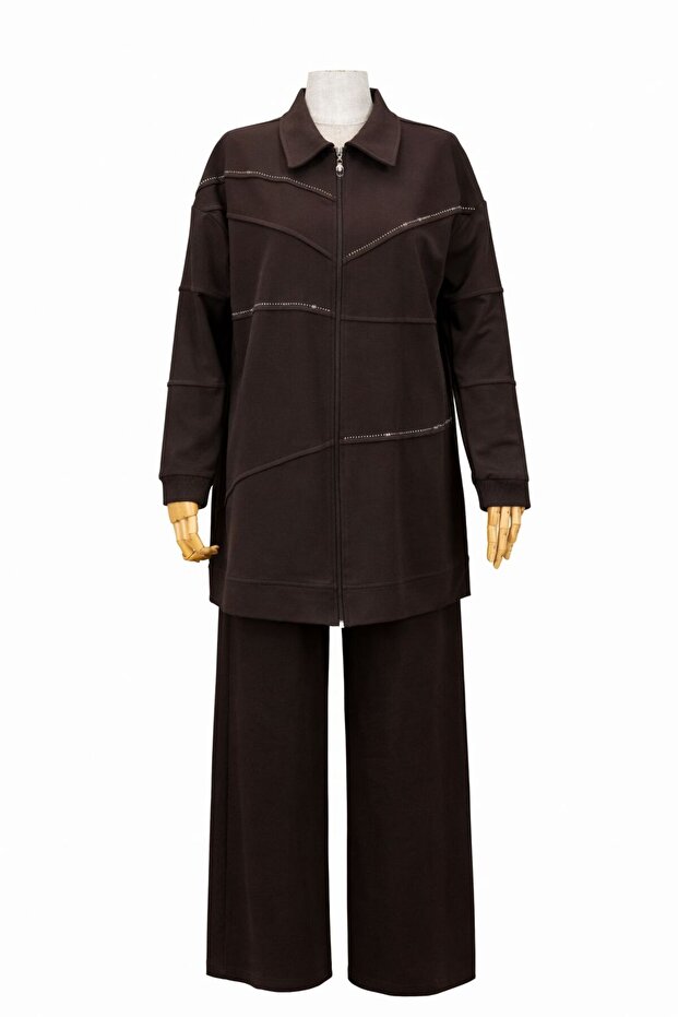 Zippered Stone Suit