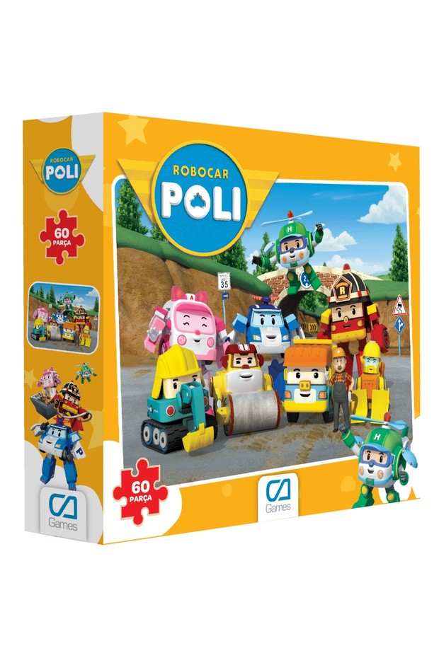 Robocar Poli Licensed 60 Piece 34X24Cm Children's Puzzle Jigsaw Series