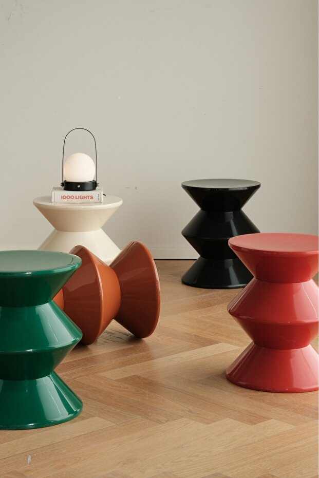 Ece Yan Sehpa Kırmızı - 3