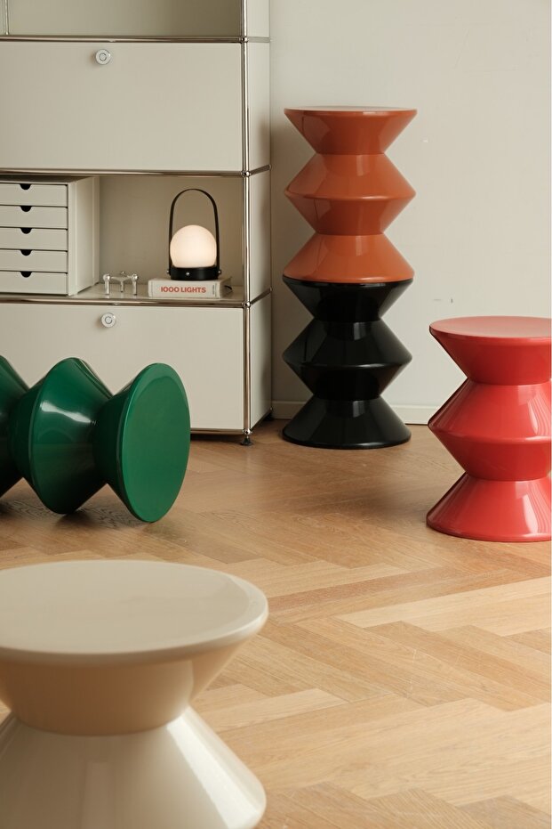 Ece Yan Sehpa Kırmızı - 4