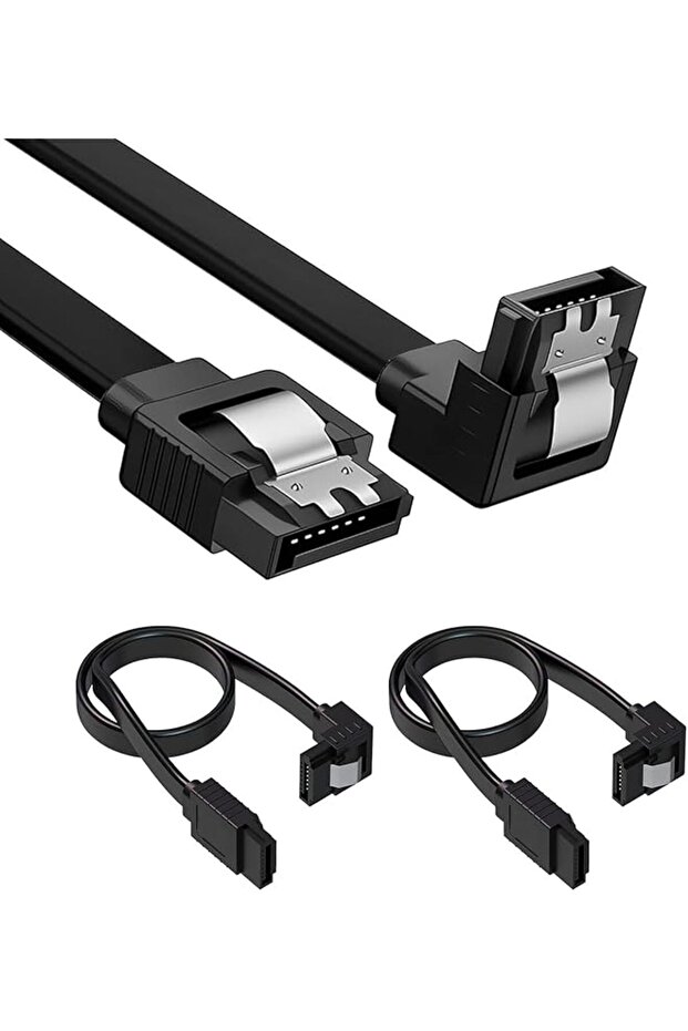 SATA Cable III,6Gbps Straight HDD SDD Data Cable, SATA 3.0 Cable for SATA HDD, SSD, CD Driver, CD Wr