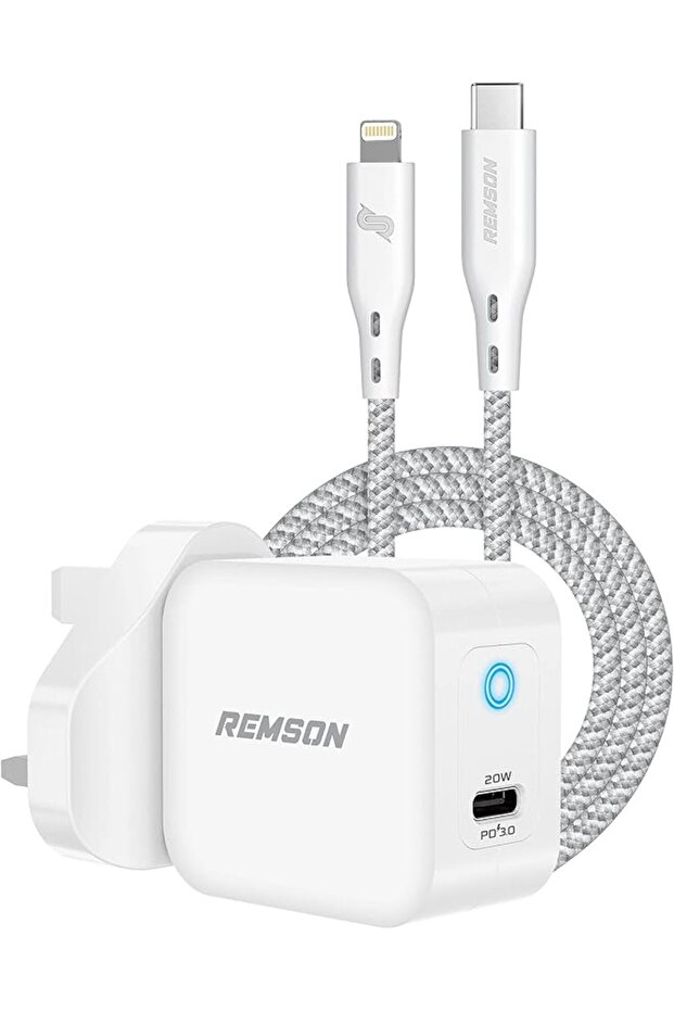 Apple Mfi Certified Duo Pack iPhone Fast Charger, 20w (White)