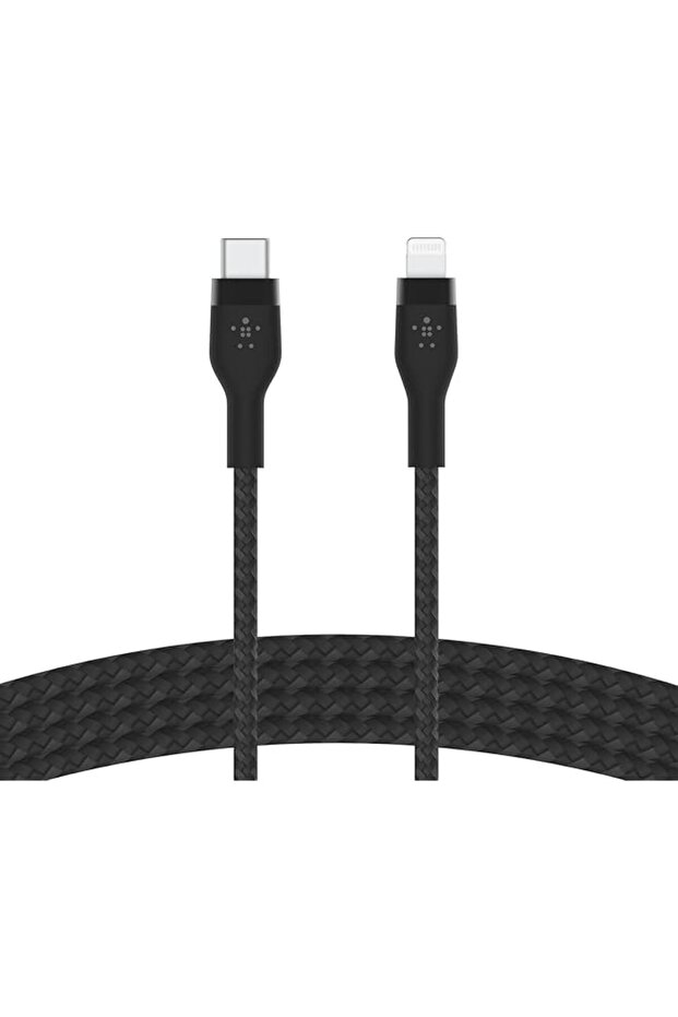 BoostCharge Pro Flex Braided USB Type C to Lightning Cable (1M/3.3FT), MFi Certified 20W Fast Chargi
