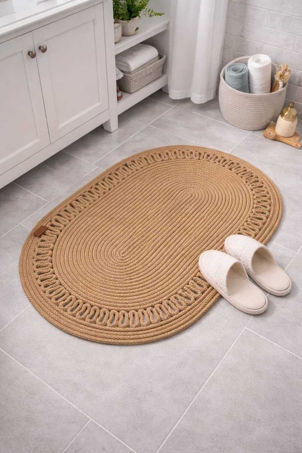 Jute Bordured Rug/Floor Mat