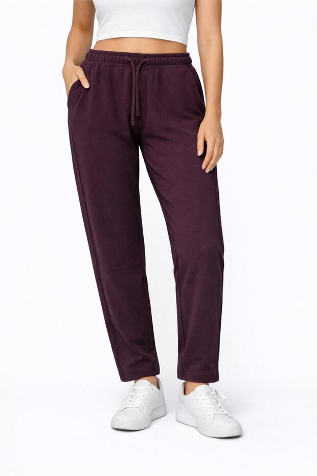 Women’s Soft Woven Polyester Trouser | Elastic Waist Casual Pants | Lightweight & Comfortable |