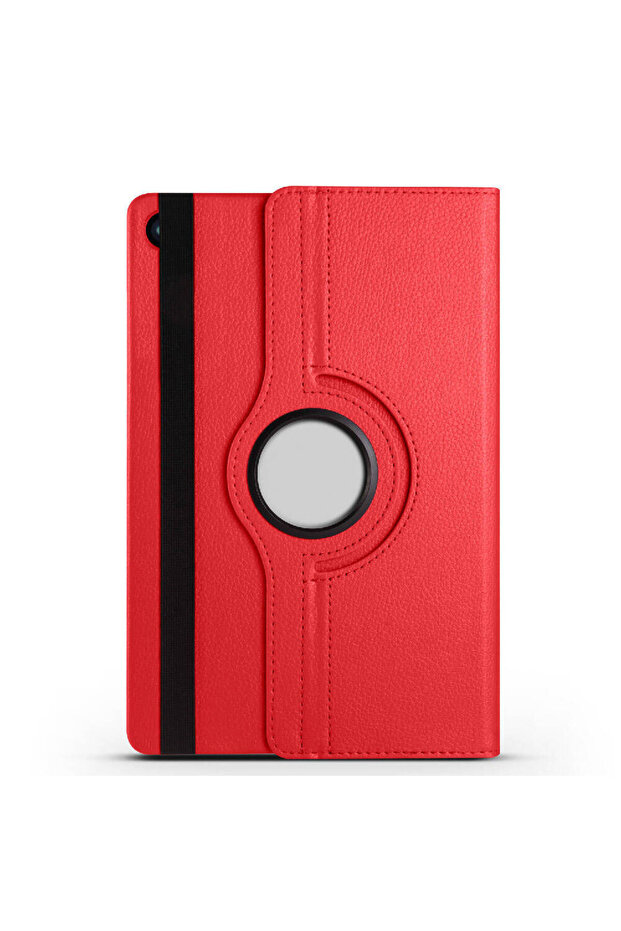 Galaxy Tab A11 Plus Cppl Rotatable Stand Case - Red - 1