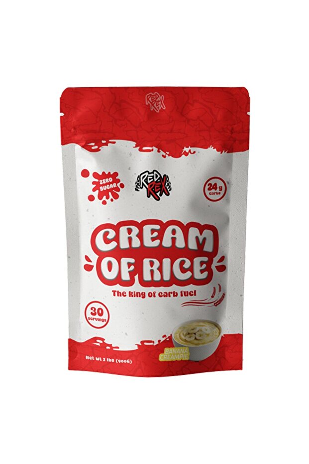 Red Rex Cream of Rice, Banana, 2 LB, Clean Carbohydrates for Sustained Energy