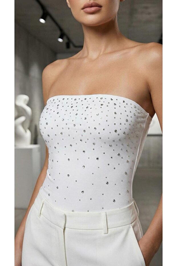 taşlı bodysuit - 2