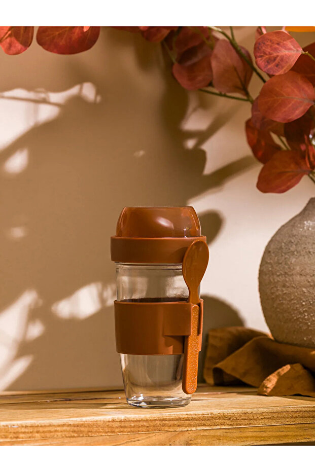 Lcw Home Colorless Food Container with Spoon
