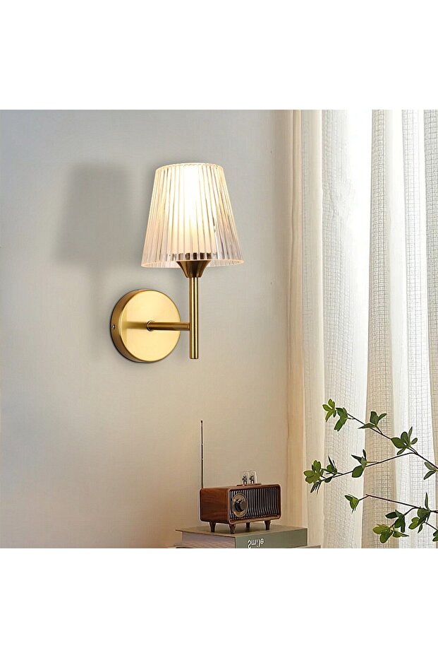 ابليك جداري صغير بتصميم زخرفي فاخر إنارة جدار بطابع راقيً 26cm