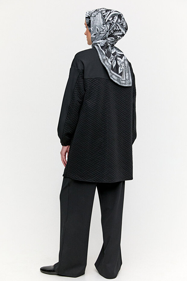 Hakim Yaka İkili Örme Takım - 6