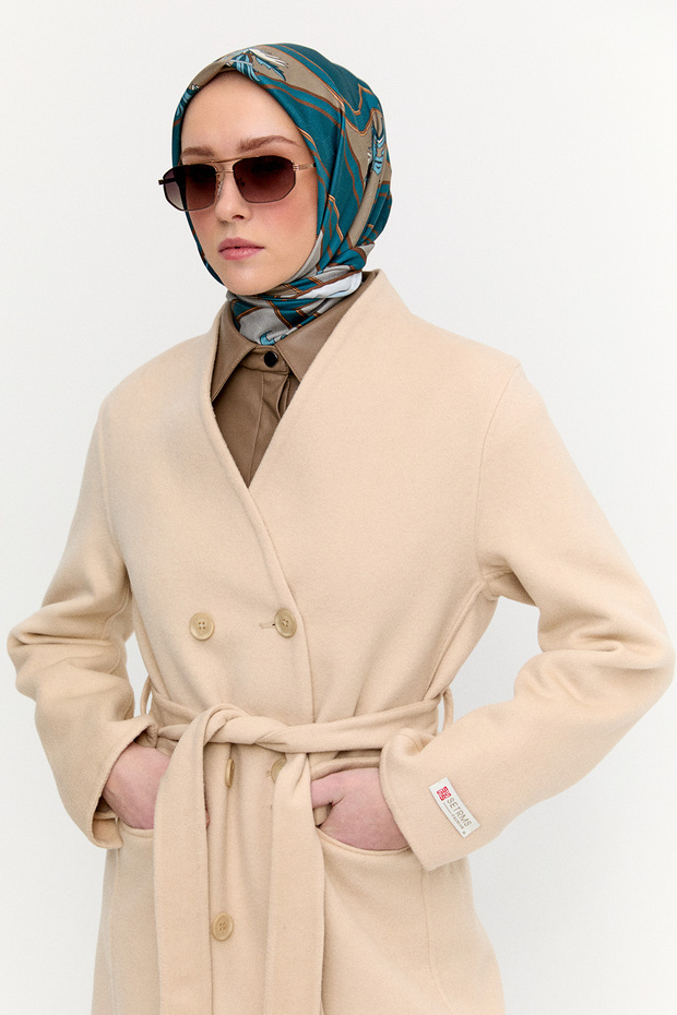 %100 Yün Premium Kaban - 4