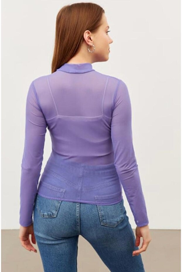 Bluz Tül Transparan - 3