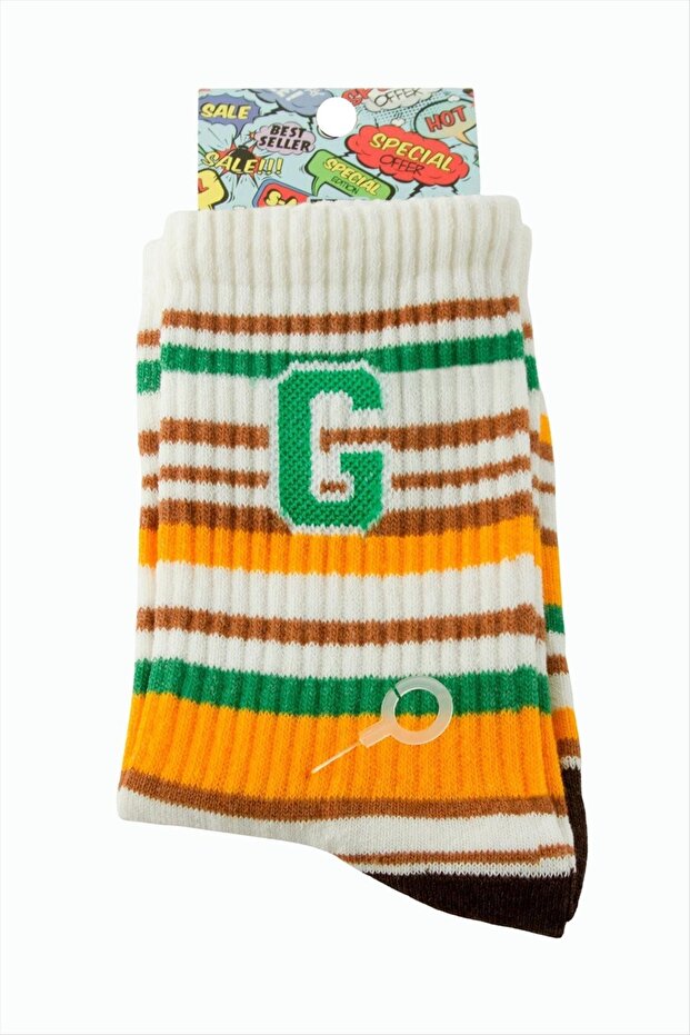 Striped College Socks 8*28