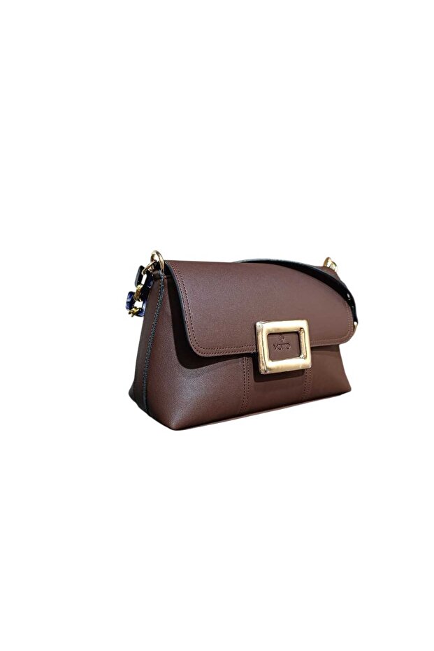 Wonderful Bag with Both Short and Long Straps Brown