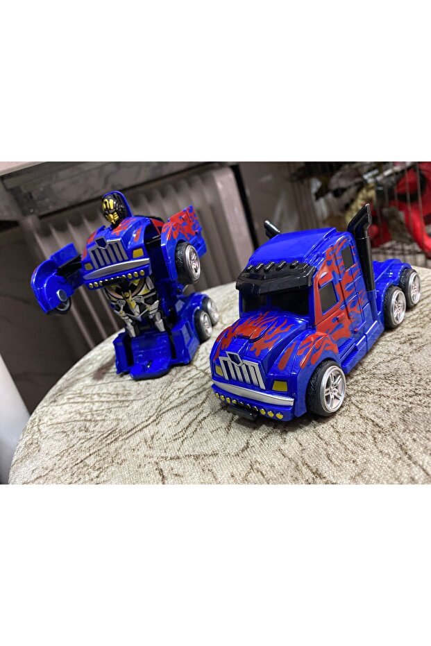 Oyuncakstore Optimus Prime Truck Toy Car That Transforms into a Robot