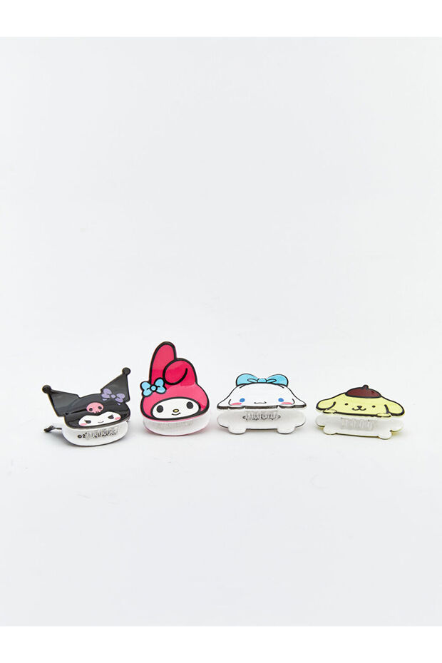 Girl's Buckle Set with Hello Kitty Figure, 4 Pieces